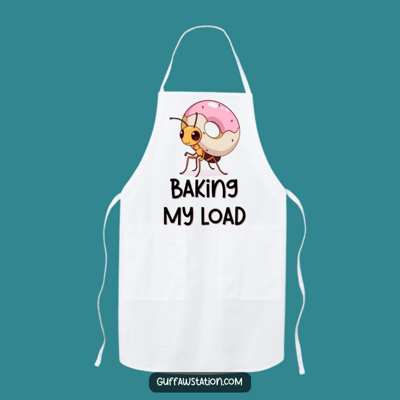 Funny Ant Donut Apron - Determined Chef's Helper Kitchen Wear
