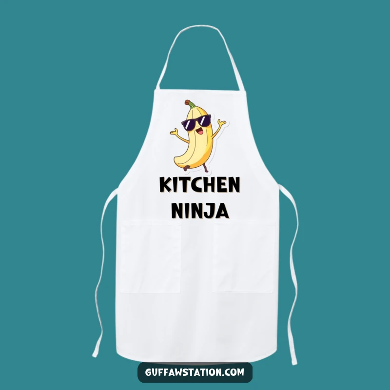 Funny Banana Peel Trickster Apron - Sneaky Kitchen Gift for Pranksters