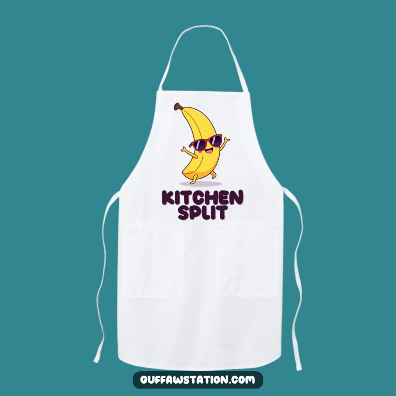 Funny Banana Cartwheel Apron: Cook with Tropical Fun!