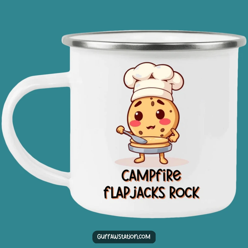 Funny Cookie Chef Camping Mug - Breakfast Adventure Gift!