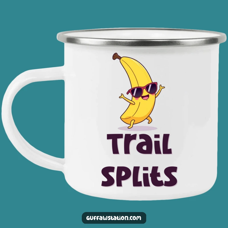 Funny Banana Cartwheel Camping Mug: Adventure Under the Sun!