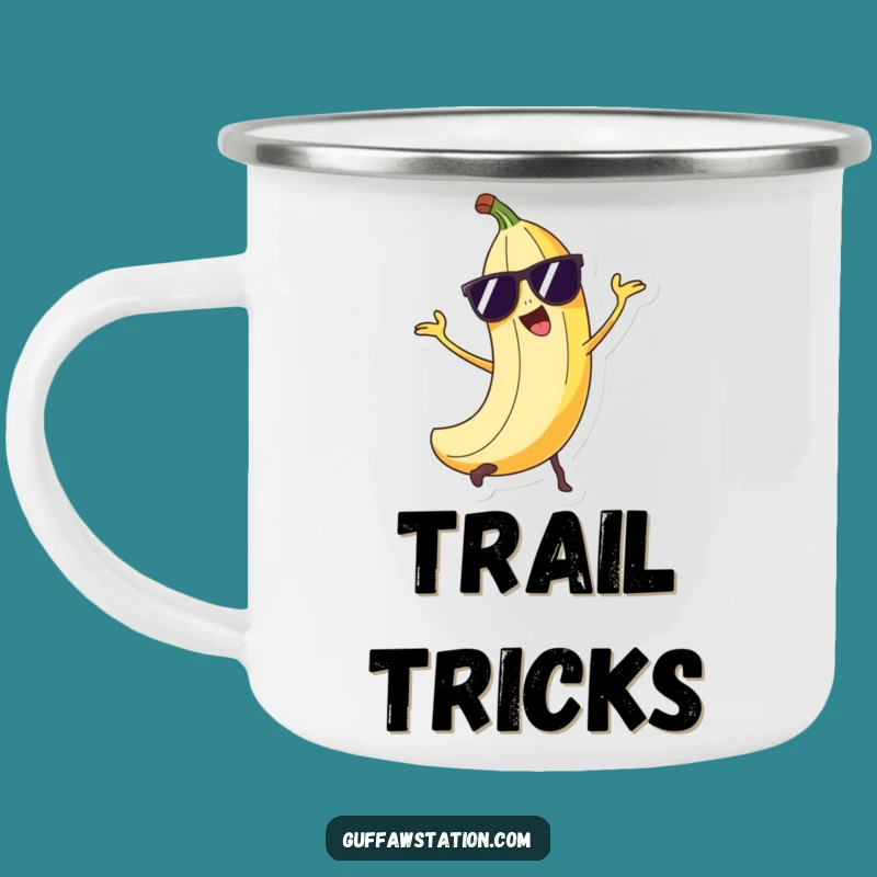 Funny Banana Peel Trickster Camping Mug - Durable Prankster Gift