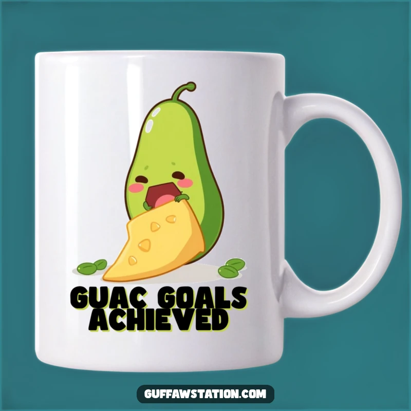Funny Avocado Chip Climb Mug: Hilarious Foodie Design - Perfect Funny Gift!