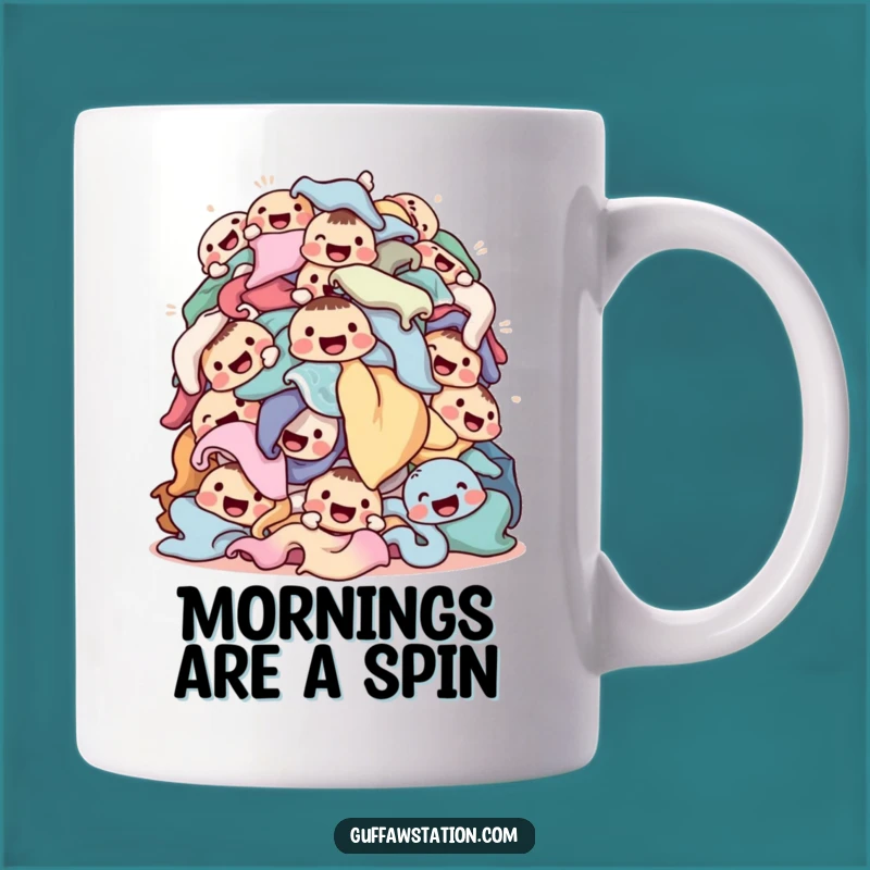 Funny Laundry Pile Mug - Hilarious Chore Gift for Happy Home Lovers