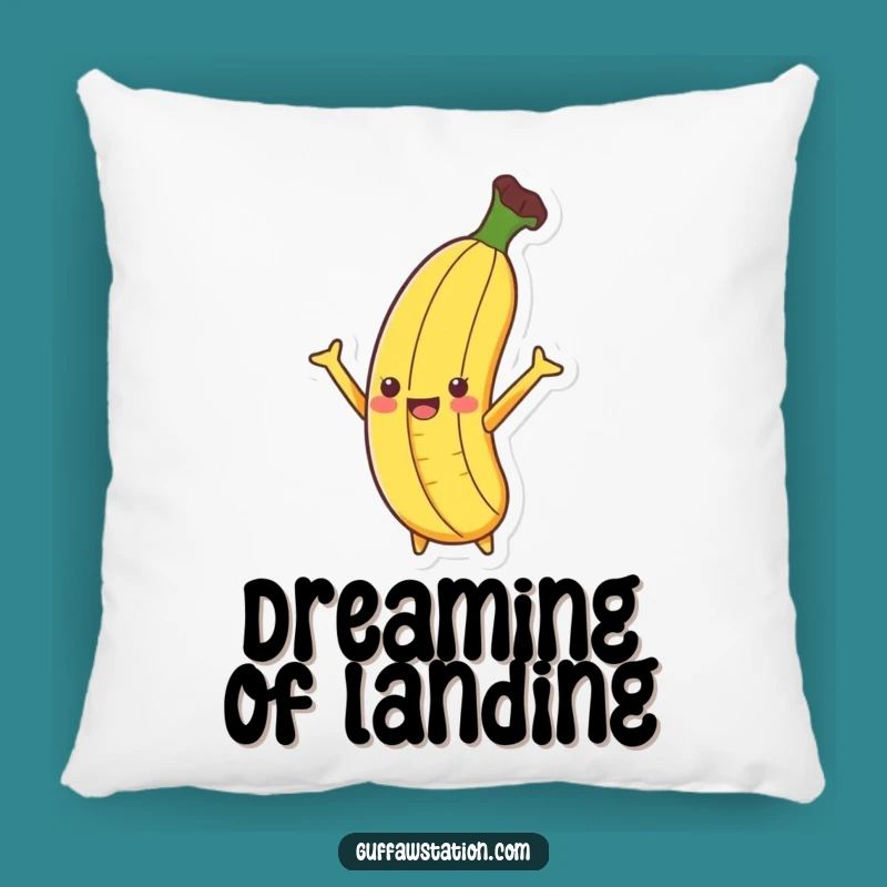 Funny Banana Slip Pillow: Flailing Arms Comfort
