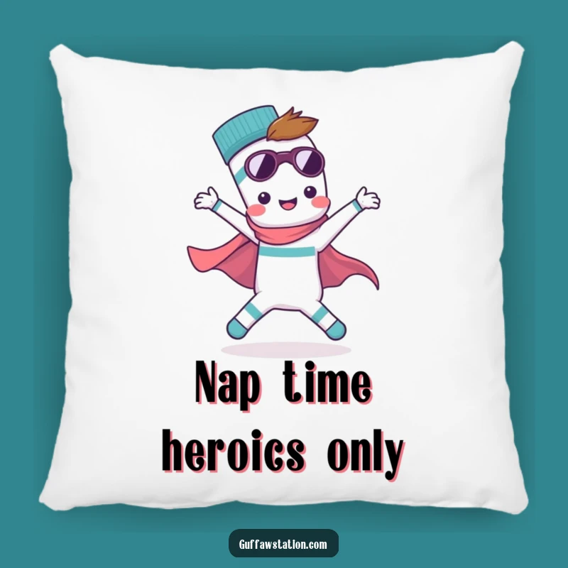 Funny Lone Sock Pillow - Cozy Comfort with a Heroic Twist, Super Funny Gift