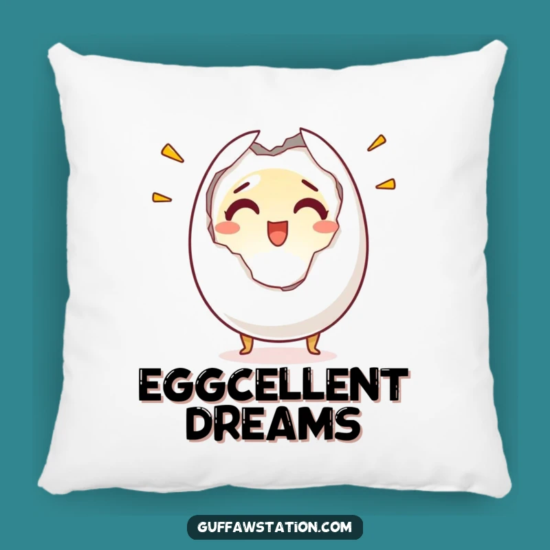 Funny Shocked Egg Pillow: Cozy Surprise Decor, Perfect Hilarious Gift for Comfort!