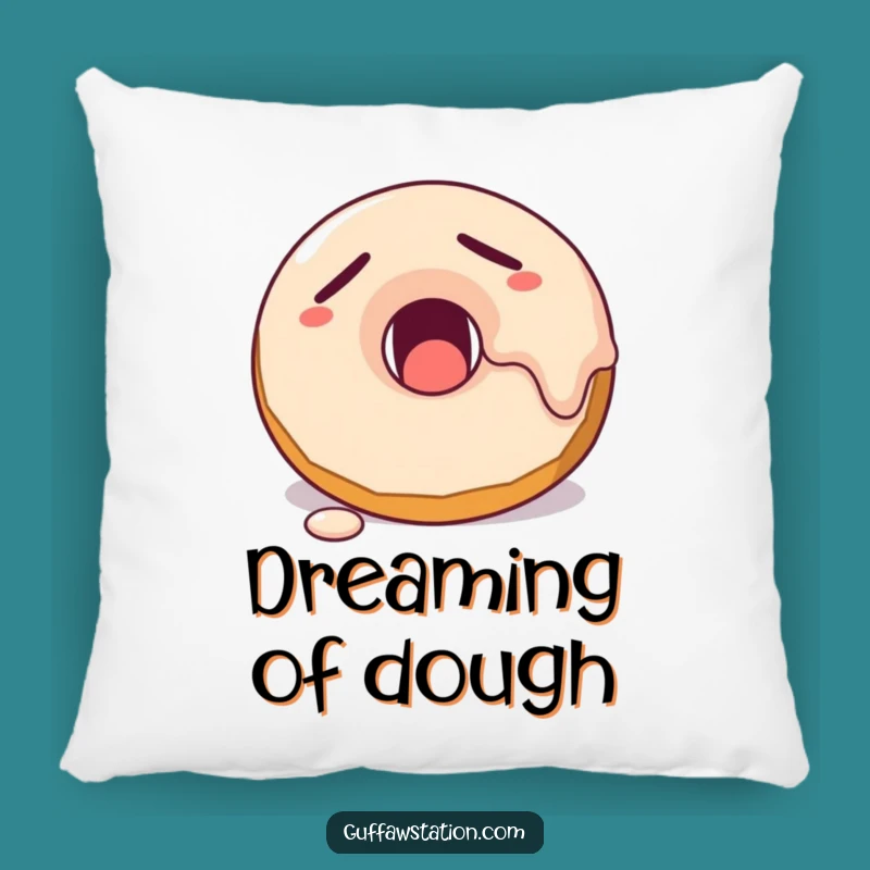 Funny Sleepy Donut Pillow - Ultra Soft & Hilarious Comfort Gift