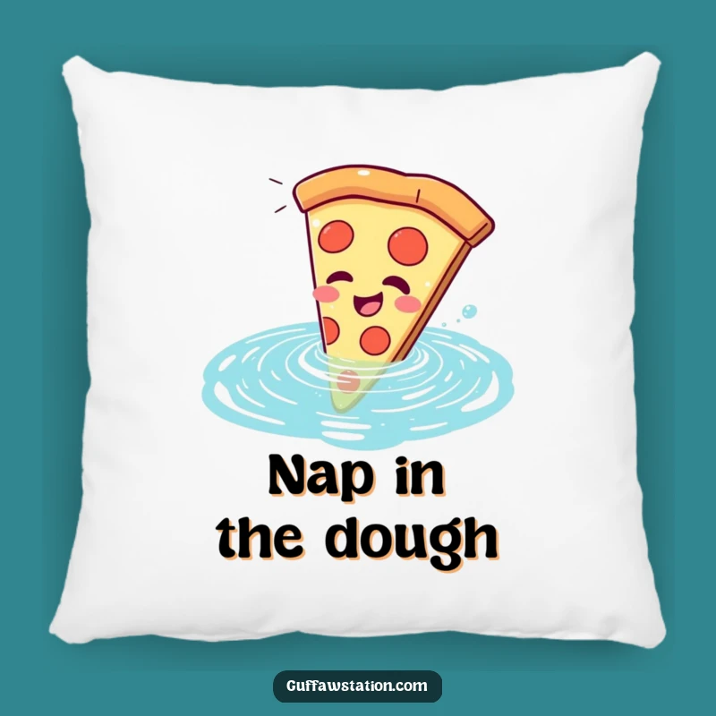 Funny Pizza Pool Plunge Pillow - Comfy & Hilarious Decor!
