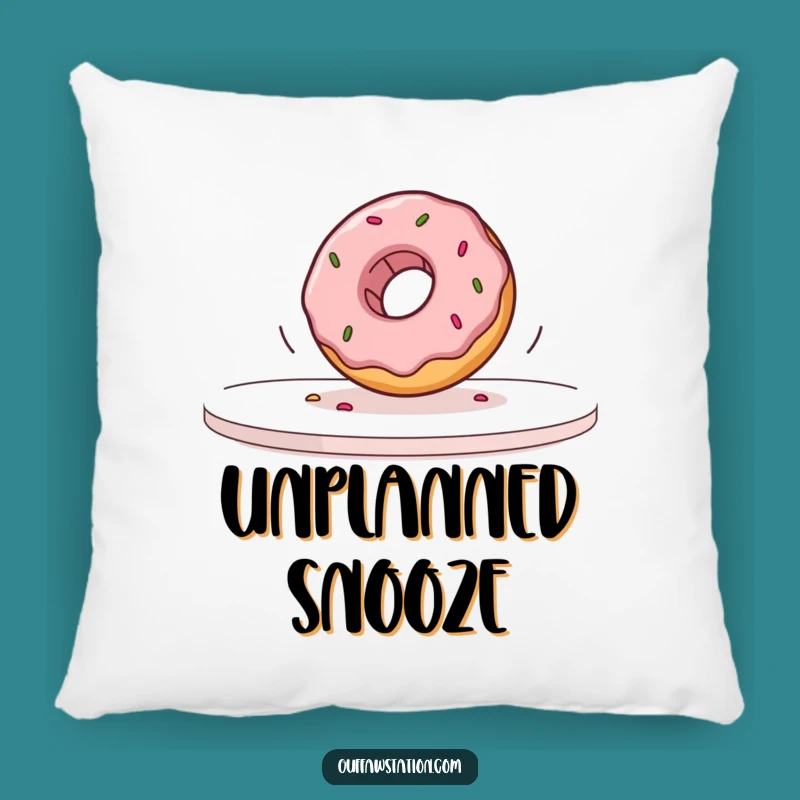 Funny Slow Motion Donut Pillow: Cozy Comfort & Hilarious Design, Great Gift