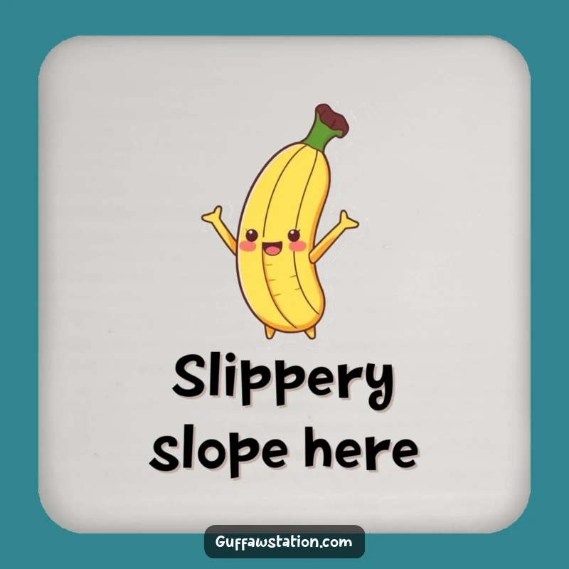 Funny Banana Slip Coaster: Slipping Protection with Humor