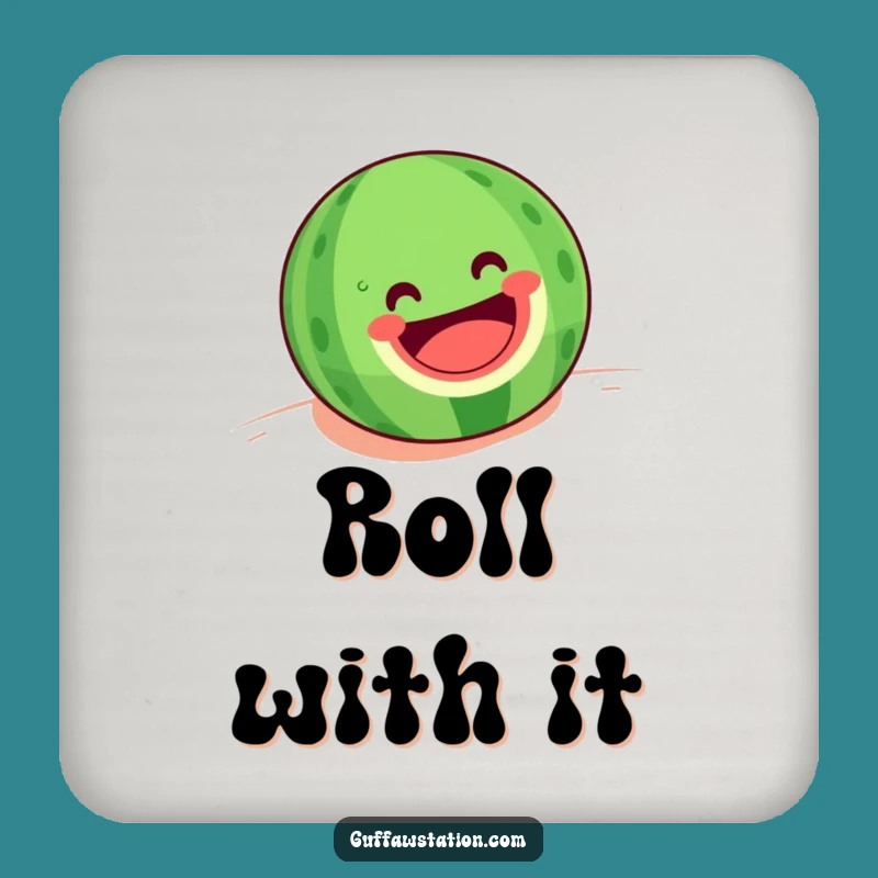 Funny Rolling Watermelon Coasters: Joyful Summer Protection - Unique Funny Gift!