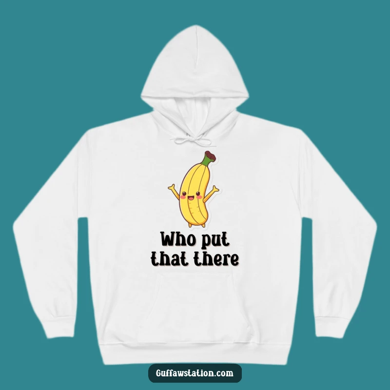 Cozy Funny Banana Slip Hoodie: Flailing Arms for Comfort
