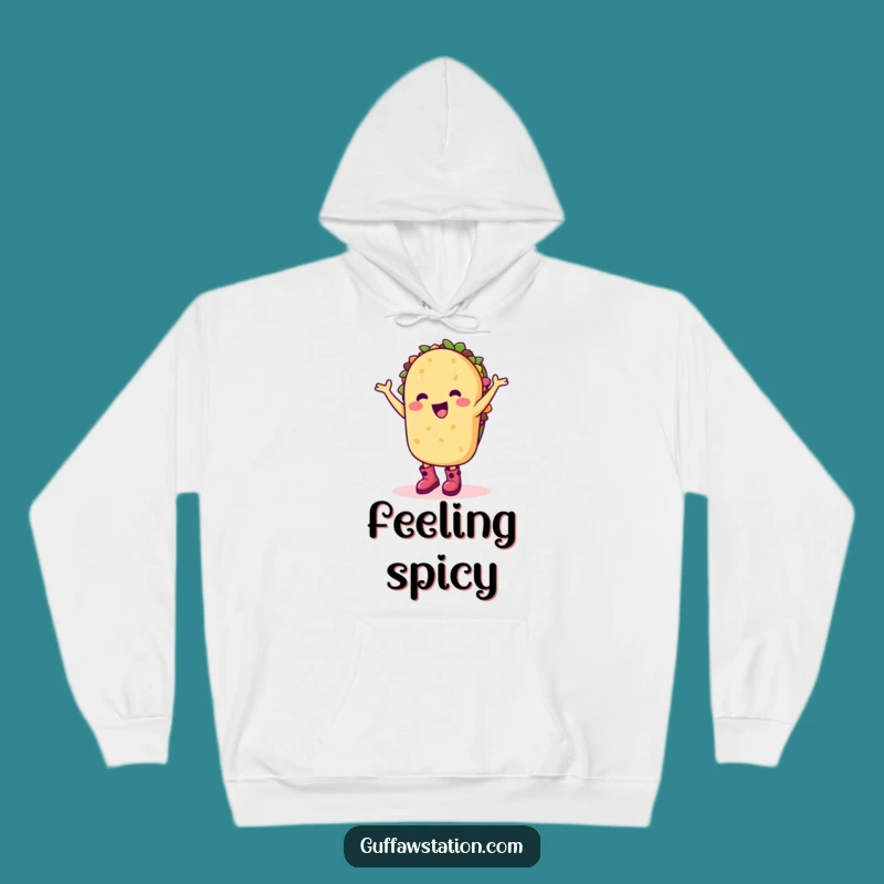 Funny Taco Dance Hoodie: Cozy Happy Cartoon Character Sweatshirt Gift