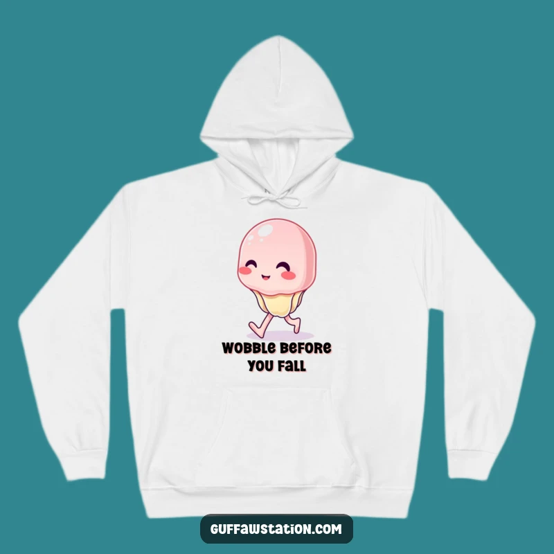 Funny Wobbly Jelly Hoodie: Cozy and Hilarious Art for a Perfect Gift