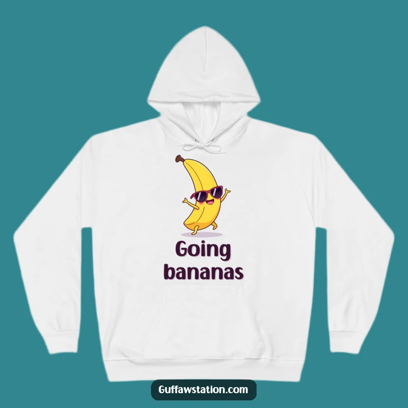 Funny Banana Cartwheel Hoodie: Cozy Up with Sunny Humor!