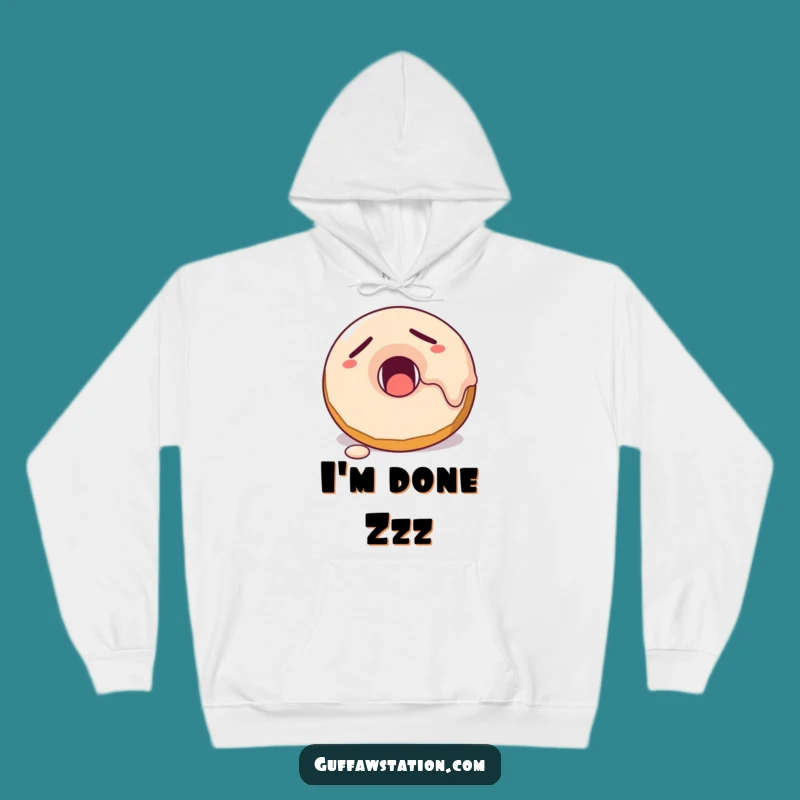 Funny Sleepy Donut Hoodie - Ultra Cozy & Hilarious Comfort Gift