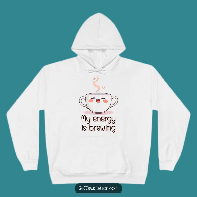 Funny Sleepy Teacup Hoodie: Cozy Up with Steamy Smiles
