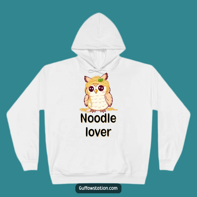 Funny Spaghetti Owl Hoodie - Cozy Noodle Ness Gift