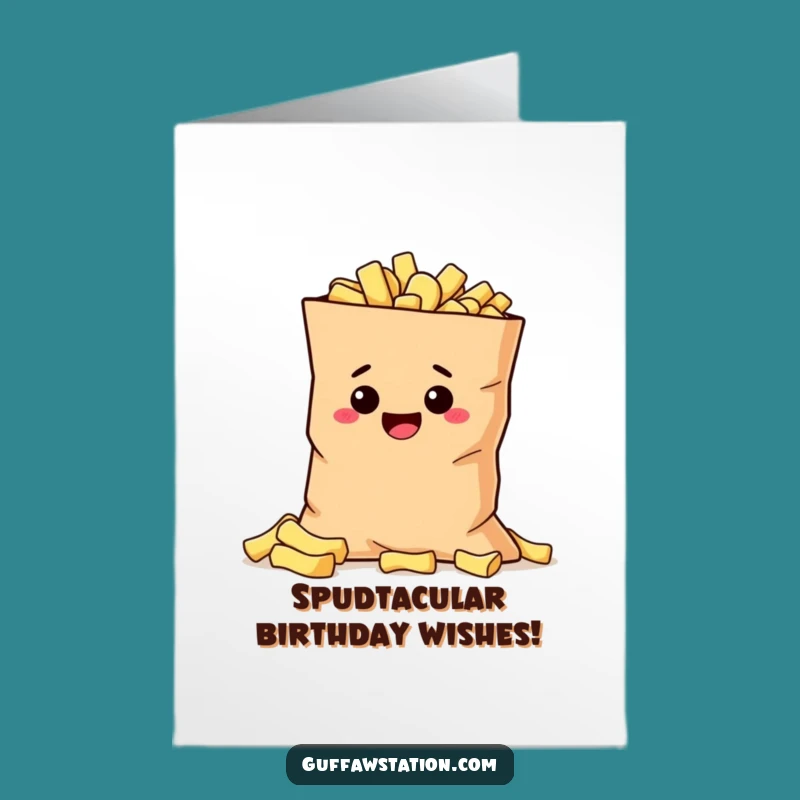 Free Printable Birthday Card: Potato Chip Bandit! - Funny Downloadable Gift!