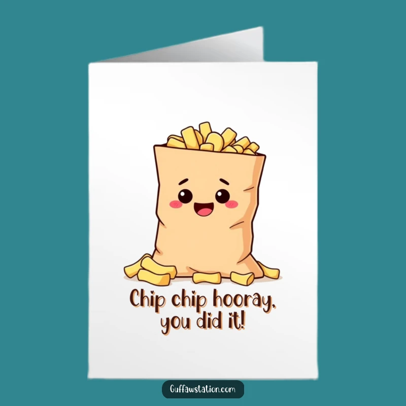 Free Printable Congrats Card: Potato's Chip Score! - Funny Downloadable Achievement Gift!