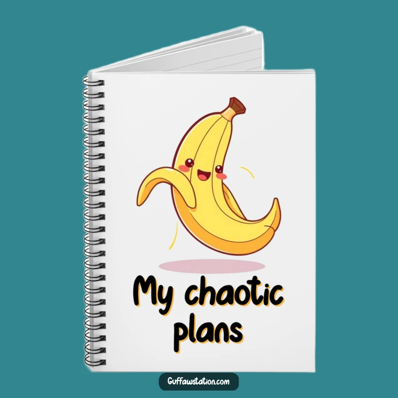 Funny Banana Peel Notebook: Jot Down Laughs with this Self-Slipping Journal
