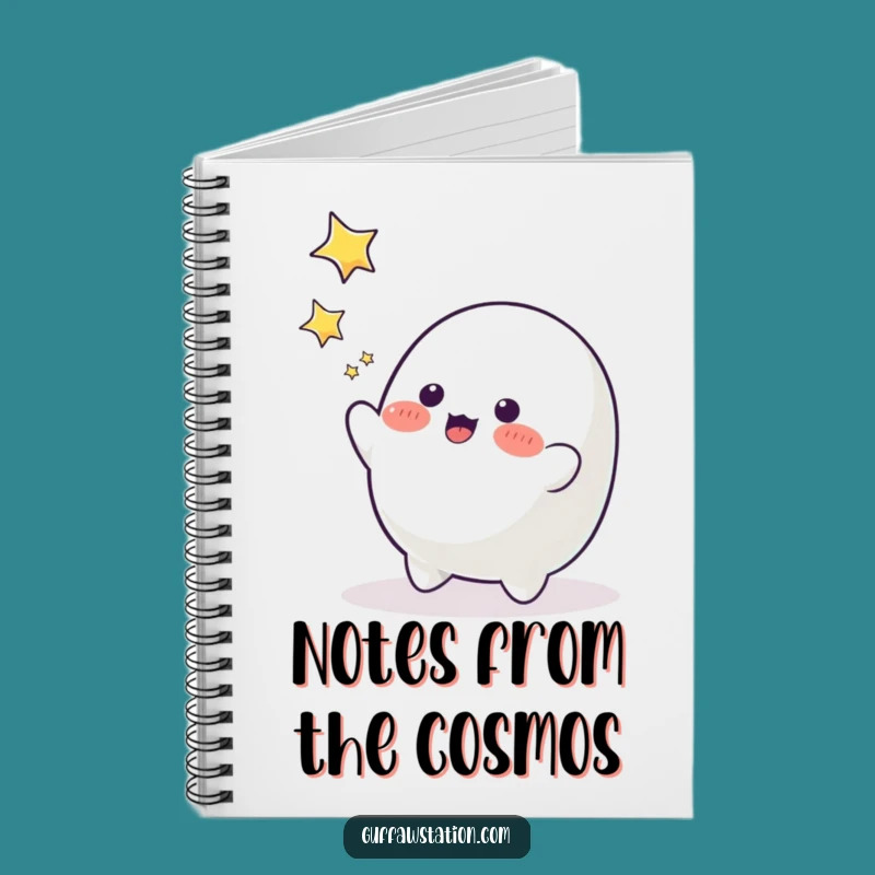 Funny Blob Star Catcher Notebook - Capture Your Starry Ideas!