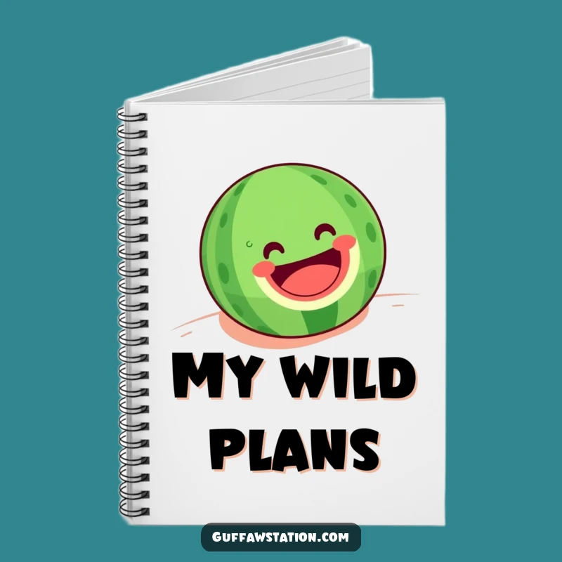 Funny Rolling Watermelon Notebook: Joyful Journal for Summer Ideas - Perfect Funny Gift!