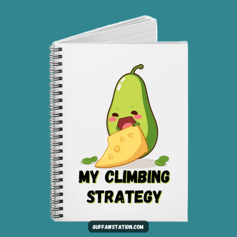 Funny Avocado Notebook: Ambitious Journal for Foodie Ideas - Perfect Funny Gift!