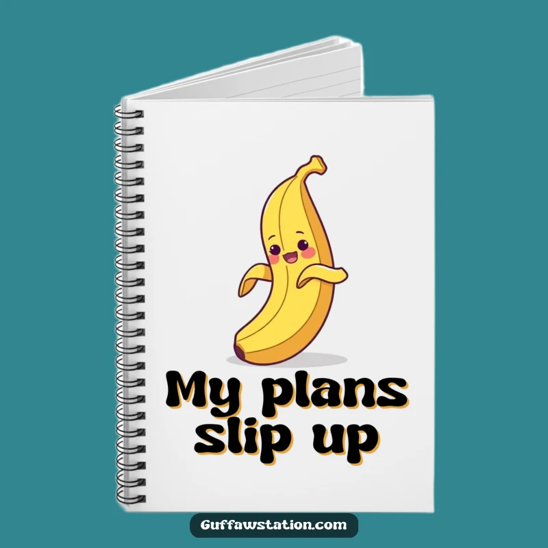 Funny Clumsy Banana Notebook: Jot Down Ideas with This Hilarious Fruit Fail