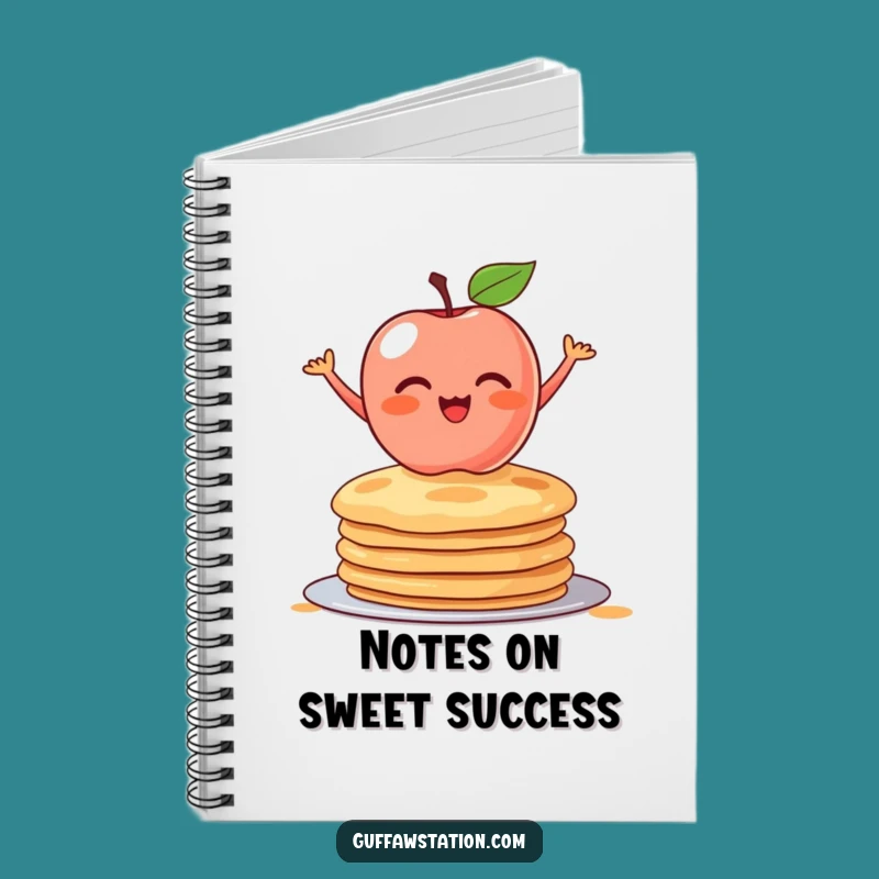 Funny Apple Pancakes Notebook - Jot Down Delicious Ideas, The Perfect Funny Gift