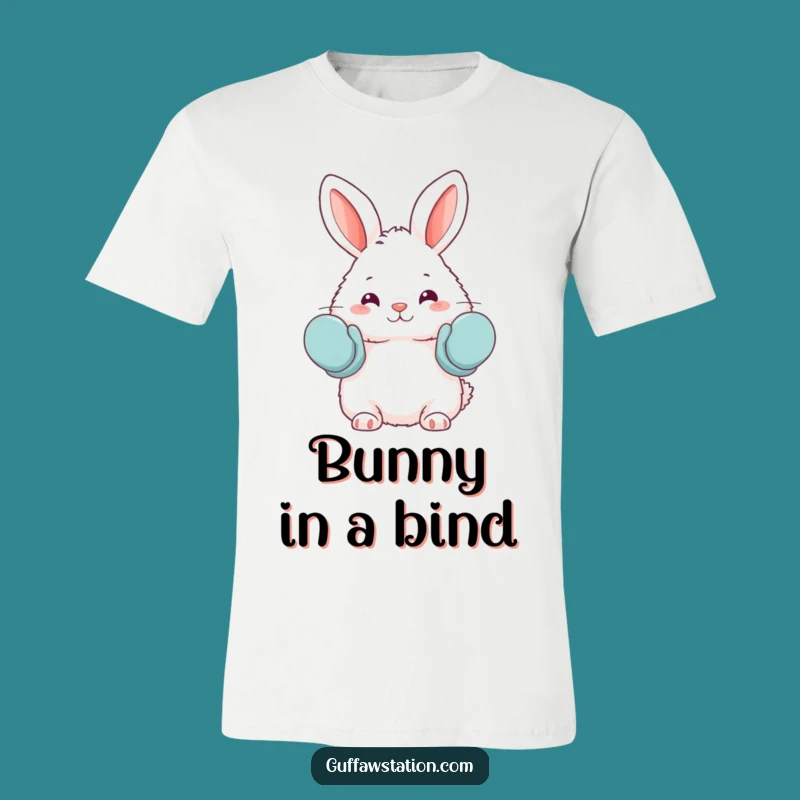 Funny Bunny Oven Mitts T-Shirt - Accidental Baker Apparel Gift