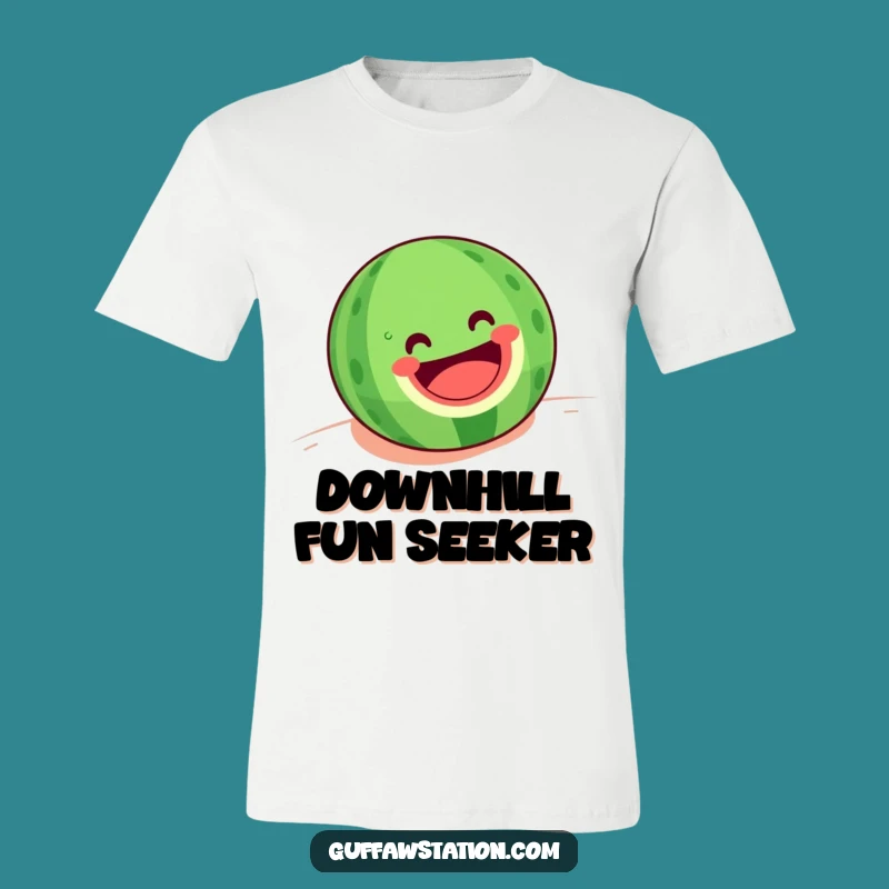 Funny Rolling Watermelon T-Shirt: Happy Summer Fruit Tee - Ultimate Funny Gift Idea!