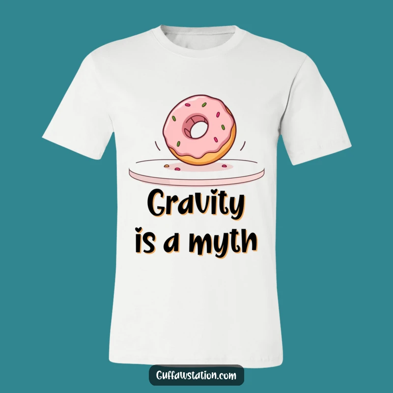 Funny Slow Motion Donut T-Shirt: Hilarious Apparel for Dessert Enthusiasts, Perfect Gift