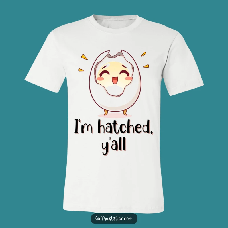 Funny Shocked Egg T-Shirt: Startled Character Fun, Awesome Hilarious Gift for Humor Fans!
