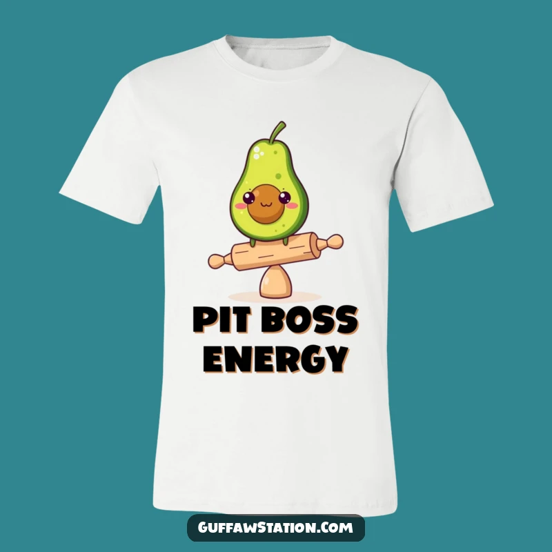 Funny Avocado Balance T-Shirt: Wear Your Determination with This Hilarious Tee