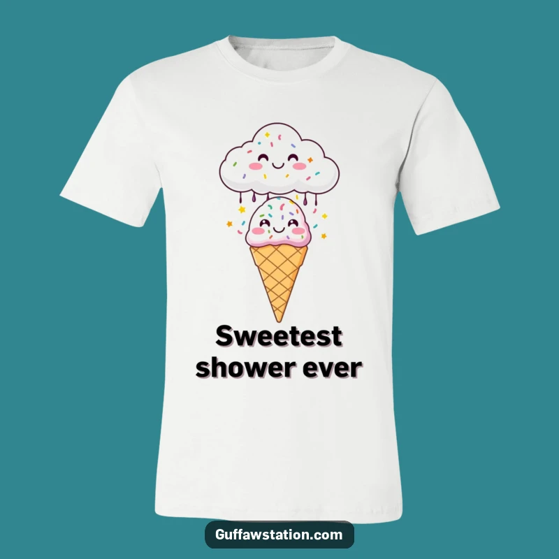 Funny Sprinkle Cloud Ice Cream T-Shirt: Sweet & Cheerful Tee - Ultimate Funny Gift Idea!