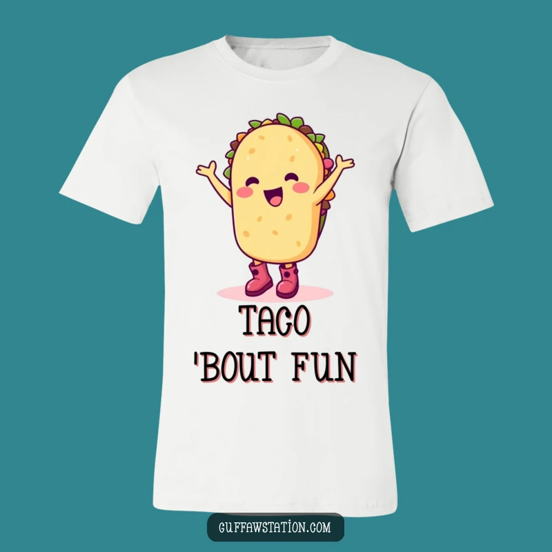Funny Taco Dance T-Shirt: Happy Cartoon Character Tee For A Fiesta Gift