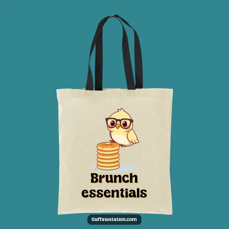 Funny Bird Professor Pancakes Tote Bag - Stylish and Hilarious Carry-All