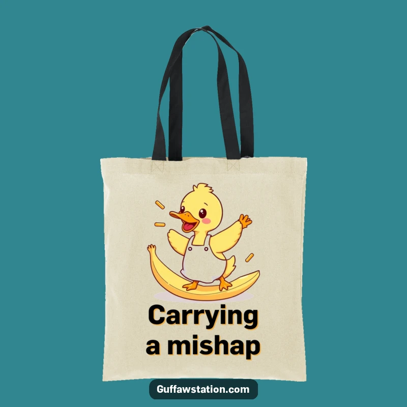 Funny Duck Fries Tote Bag: Carry Your Essentials with Hilarious Mishap Style