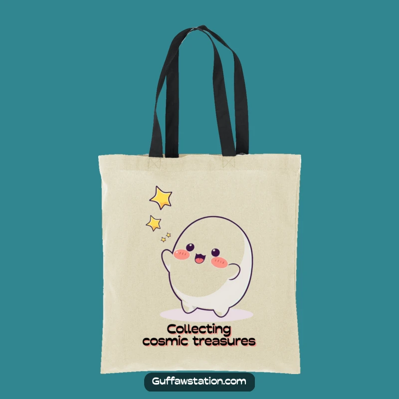 Funny Blob Star Catcher Tote Bag - Carry Your Dreams in Style!