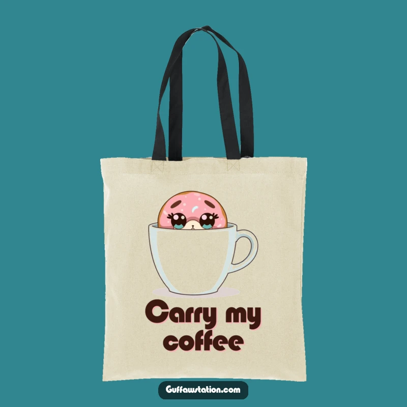Funny Donut Tote Bag - Carry Your Surprises in Style!
