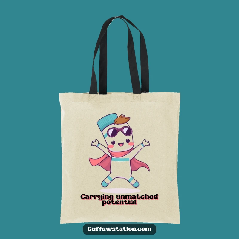 Funny Solo Sock Tote Bag - Carry Your Essentials with Heroic Charm, Ideal Funny Gift